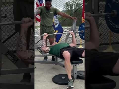 Watch Pete Hegseth CRUSH 44 Bench Press Reps #shorts