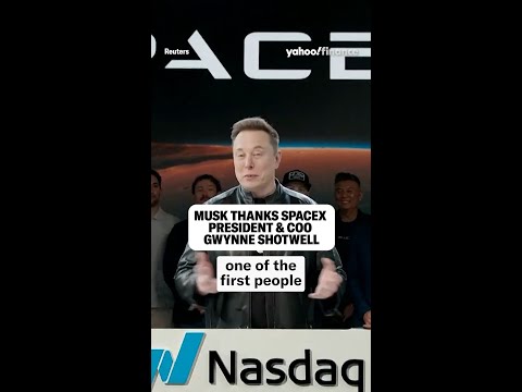 Musk thanks SpaceX President & COO. 🤝 🚀