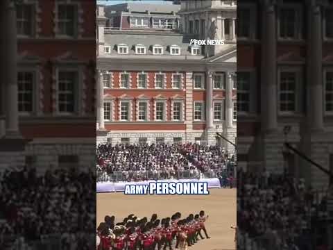 UK marks official birthday of King Charles with Trooping the Colour event #foxnews #news #shorts