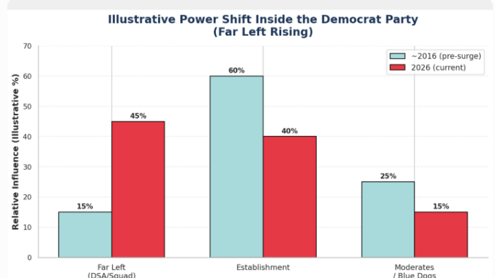 The Democrat Party: From Working-Class Roots to Far-Left Takeover