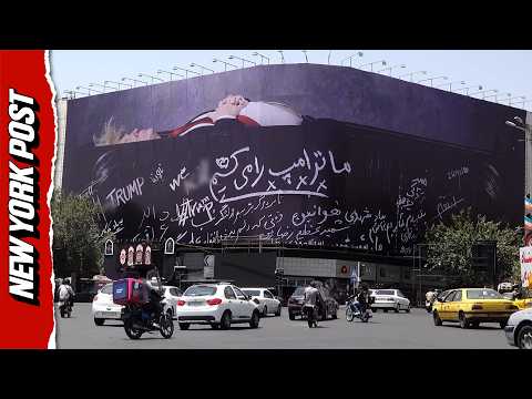 Massive Billboard Depicting Trump DEAD Erected in Busy Tehran Square