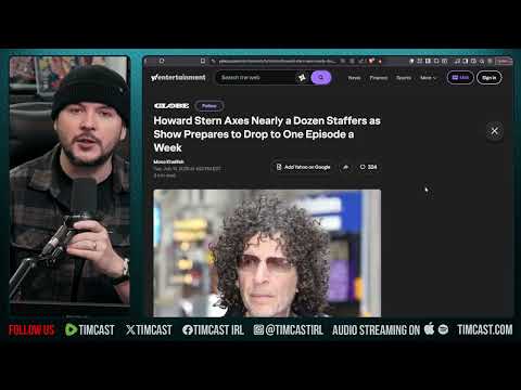 Howard Stern LAYS OFF STAFF, He’s RETIRING| Tim Pool