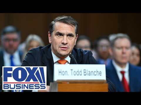 Todd Blanche faces Senate SCRUTINY over DOJ’s future