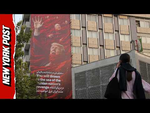 Sinister Banners Pop up in Iran Showing Trump, Hegseth, and Netanyahu Drowning With Ominous Message