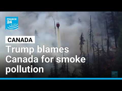 Donald Trump blames Canada for smoke pollution • FRANCE 24 English
