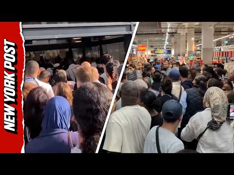 Crowds Break Down Store Doors in Frenzy for AC Units Amid France Heatwave