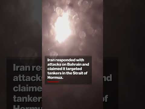 US Carries Out New Airstrikes as Iran Attacks Bahrain #shorts