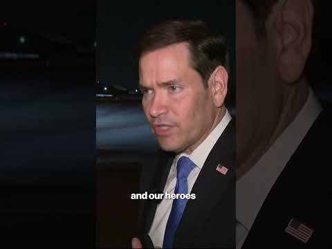Rubio Honors Troops Killed in Iran Conflict: ‘Heroes Who Paid the Ultimate Price’ #shorts