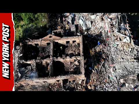 Drone Footage Shows Kyiv in Ruins After Russia Launched 496 Drones Overnight