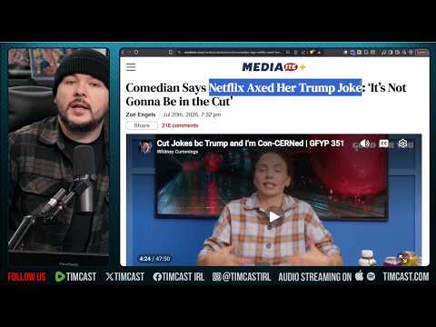Comedian PANICS After Netflix CUTS Anti-Trump Joke, Fears Lawsuit | Tim Pool