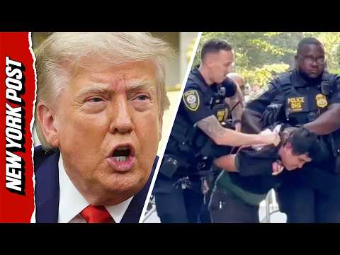 Trump Rips ‘Radical Lunatics’ After Anti-ICE Arson Attack on NYC Federal Building