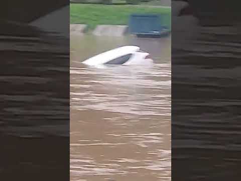 Historic Flooding SWALLOWS Cars and Buildings in West Virginia #shorts
