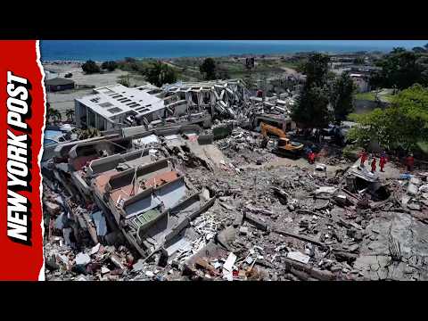 Drone Footage Shows Earthquake Destruction Along Venezuela Coast