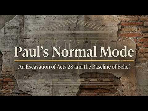 THE UNHINDERED LIFE–Paul’s Lessons from Rome
