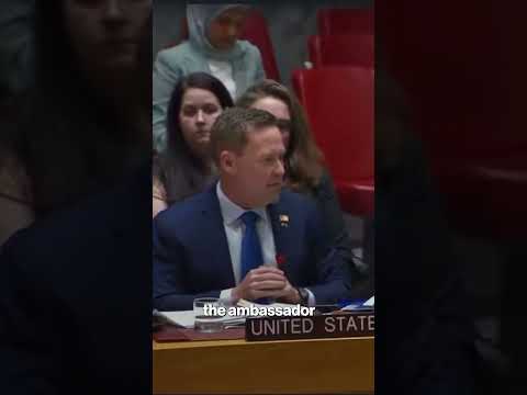 Watch: Heated Exchange at UN Security Council over Iran Drone Strikes #shorts