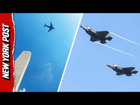 Incredible Jets Soar in Washington DC Flyover Ahead of America 250 Celebrations
