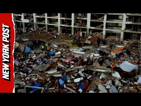 Venezuela Quake Survivors Seen Combing Through Belongings in Apocalyptic Drone Footage