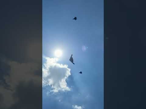 Incredible Jets Soar in Washington DC Flyover Ahead of America 250 Celebrations #shorts