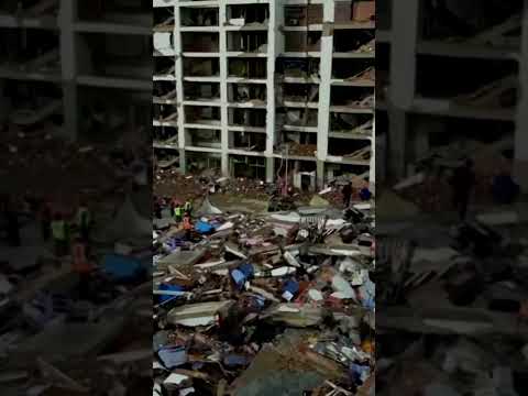 Venezuela Quake Survivors Seen Combing Through Belongings in Apocalyptic Drone Footage #shorts