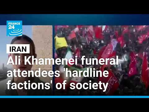 Iran holds funeral for Ali Khamenei: Attendees ‘hardline factions’ of society, specialist says