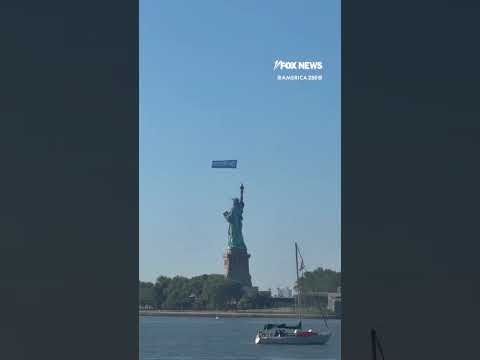 Fox News celebrates America 250 across New York skyline #shorts #foxnews #us #news