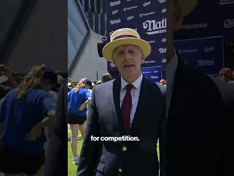 Nathan’s Hot Dog Eating Contest Competitors Weigh In Ahead of 4th of July Showdown #shorts