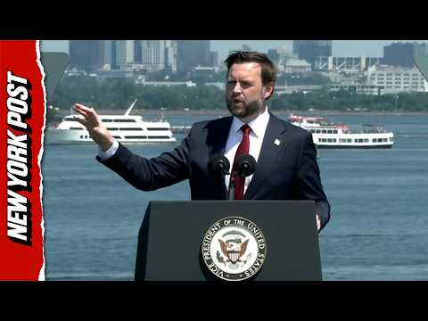 JD Vance Addresses Sailors in 4th of July Speech Aboard USS Kearsarge in NYC