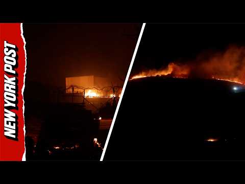 Fast-Moving Wildfire Sparks Evacuations In Greece