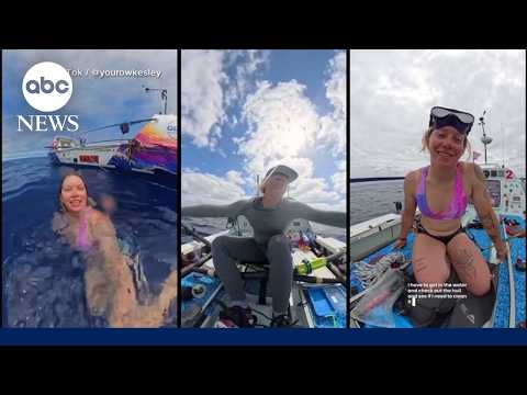 American rower Kelsey Pfendler speaks out after making history