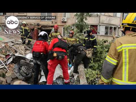 Russian overnight bombardment of Kyiv kills 18, Ukrainian officials say