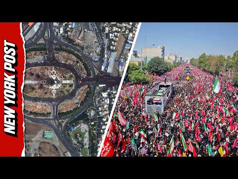Satellite Images Reveal Sea of Mourners at Khamenei Funeral in Tehran