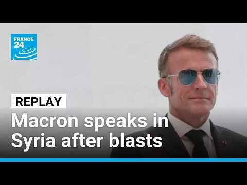 Replay: French President Emmanuel Macron speaks after Damascus blasts • FRANCE 24 English
