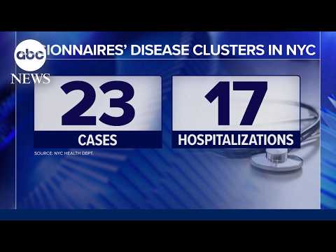Nearly 2 dozen sickened in Legionnaires’ disease cluster in New York City