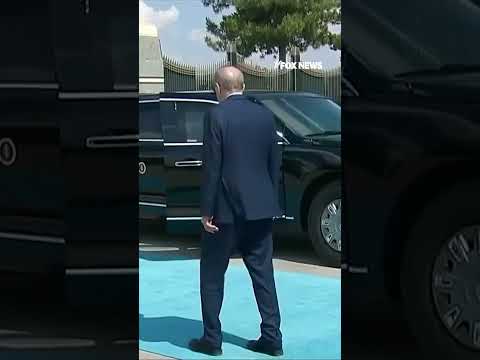 NEW: Trump gets ceremonial welcome in Turkey #foxnews #news #shorts
