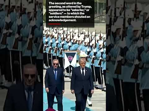 Watch Trump Speak Turkish in Rare Presidential Utterance #shorts