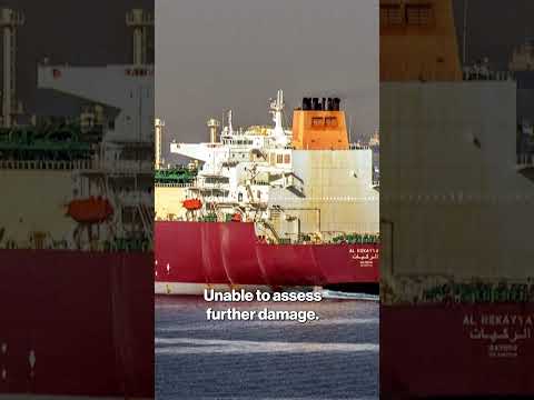 Shocking Audio Captures Tanker at Risk of Explosion After Missile Strike #shorts