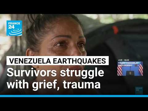After quake, Venezuelans left to deal with trauma and grief • FRANCE 24 English