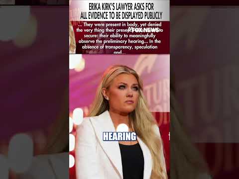 BREAKING: Erika Kirk DEMANDS transparency in new court motion #shorts #us #news #CharlieKirk