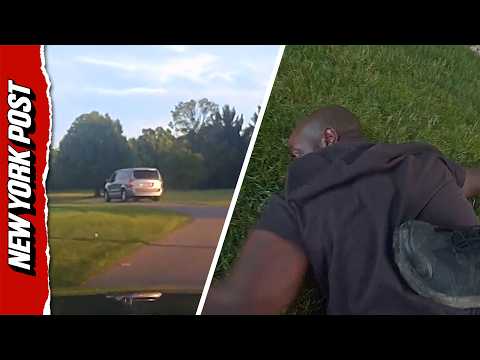 Suspect Flees Across Golf Course in Crazy Police Pursuit