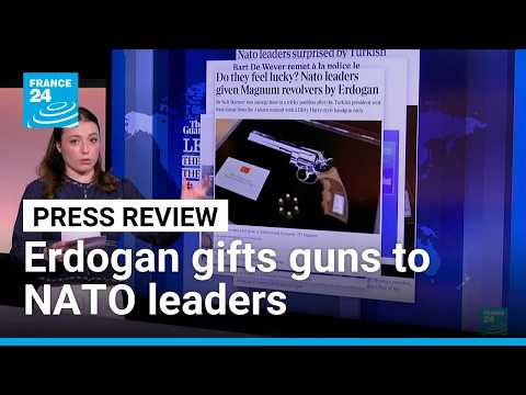 Erdogan gets serious on defence spending…and bought guns for all NATO leaders • FRANCE 24
