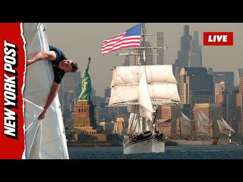 Sail4th 250 Live: Largest-Ever Tall Ship Flotilla Sails into NYC on 4th of July for America’s 250th
