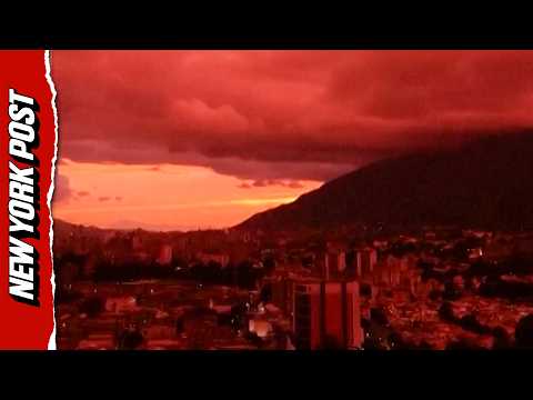 Venezuela Sky Turns Red Days After Deadly Earthquake
