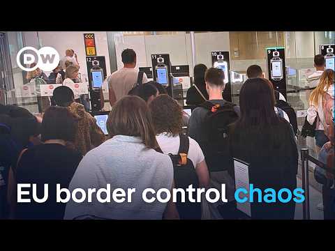 EU’s new digital border check system is causing massive airport delays | DW News