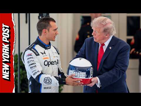 Trump Receives Personal Grand Prix Racing Helmet