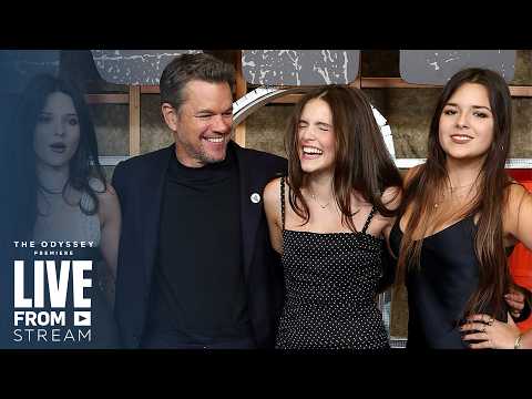 Odyssey Premiere: Matt Damon Reacts to His Daughters’ Dating Lives | E! News