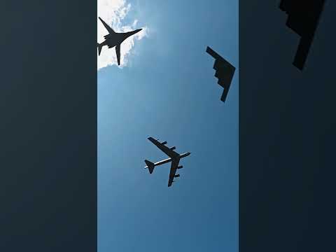 New Video Angles Show Historic Military Flyover During Freedom 250 Grand Prix in DC #shorts