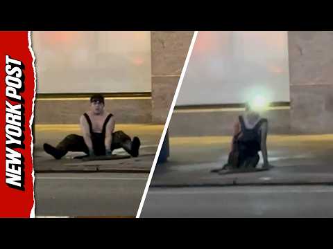 Mystery ‘MOLE PEOPLE’ Caught Emerging From NYC Manhole Near Penn Station