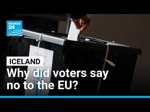 As Icelanders say no to resuming EU talks, what issues weighed in the election? • FRANCE 24