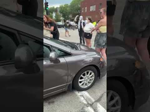 Protesters Block Streets After Madison Police Clear Encampment Site of Deadly Shooting #shorts