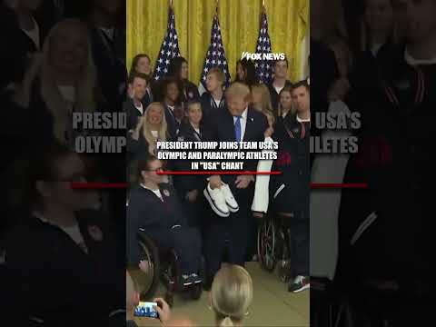 Trump joins Team USA’s CHANT #foxnews #news #us #fox